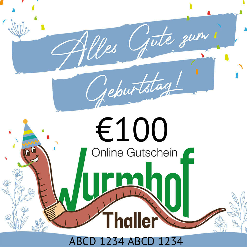 Geburtstags-Gutschein zum Verschenken