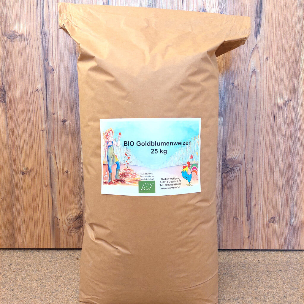 Bio Goldblumenweizen- ganzes Korn