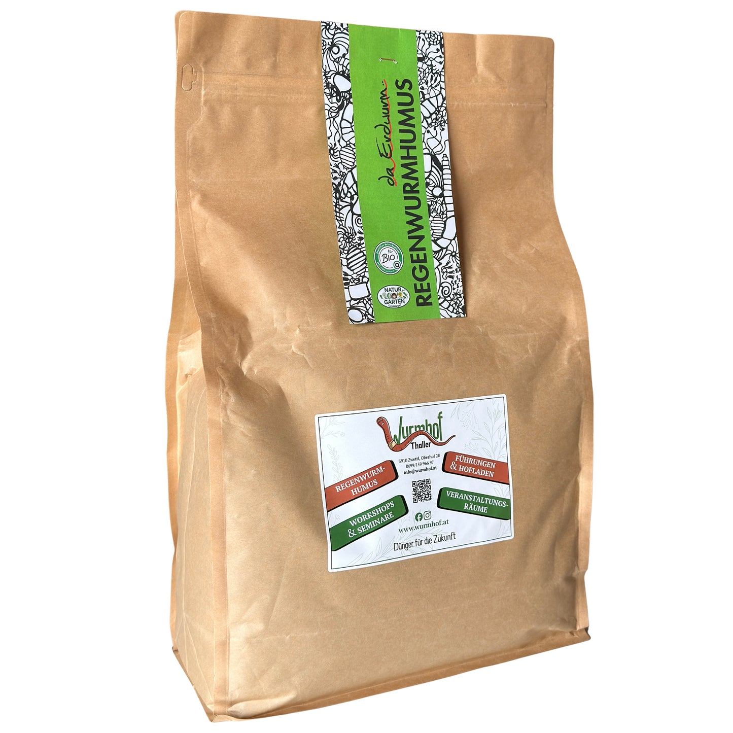 Regenwurmhumus - 10 Liter (3 mm Siebung)